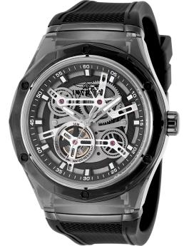 Invicta Speedway 51114 Montre Homme - Mouvement Quartz - Plastique avec Cadran Noir - 45 mm