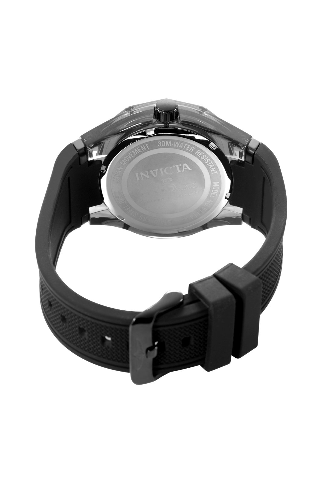 Invicta Speedway 51114 Montre Homme - Mouvement Quartz - Plastique avec Cadran Noir - 45 mm