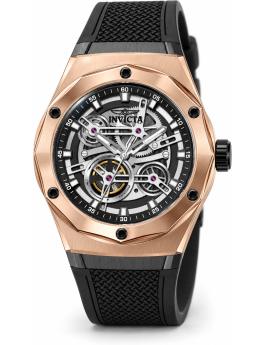 Invicta Speedway 51118 Herenhorloge - Quartz Uurwerk - Plastic met Zilveren Wijzerplaat - 45 mm