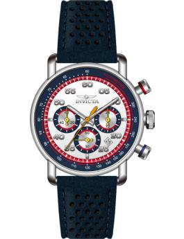 Invicta Aviator 69577 Men's Watch - Quartz Movement - Steel with Silver Dial - 42 mm