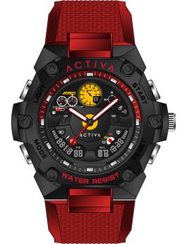 Activa Digital ACW8092-003 Montre Homme - Mouvement Digital - Métal avec Cadran Noir - 55 mm
