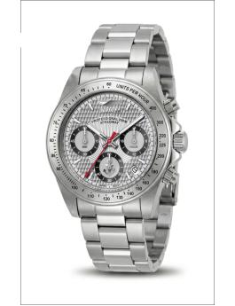 Invicta Ocean Voyage 47645 Ceas pentru bărbați - Mecanism Quartz - Oțel inoxidabil cu cadran argintiu - 39 mm