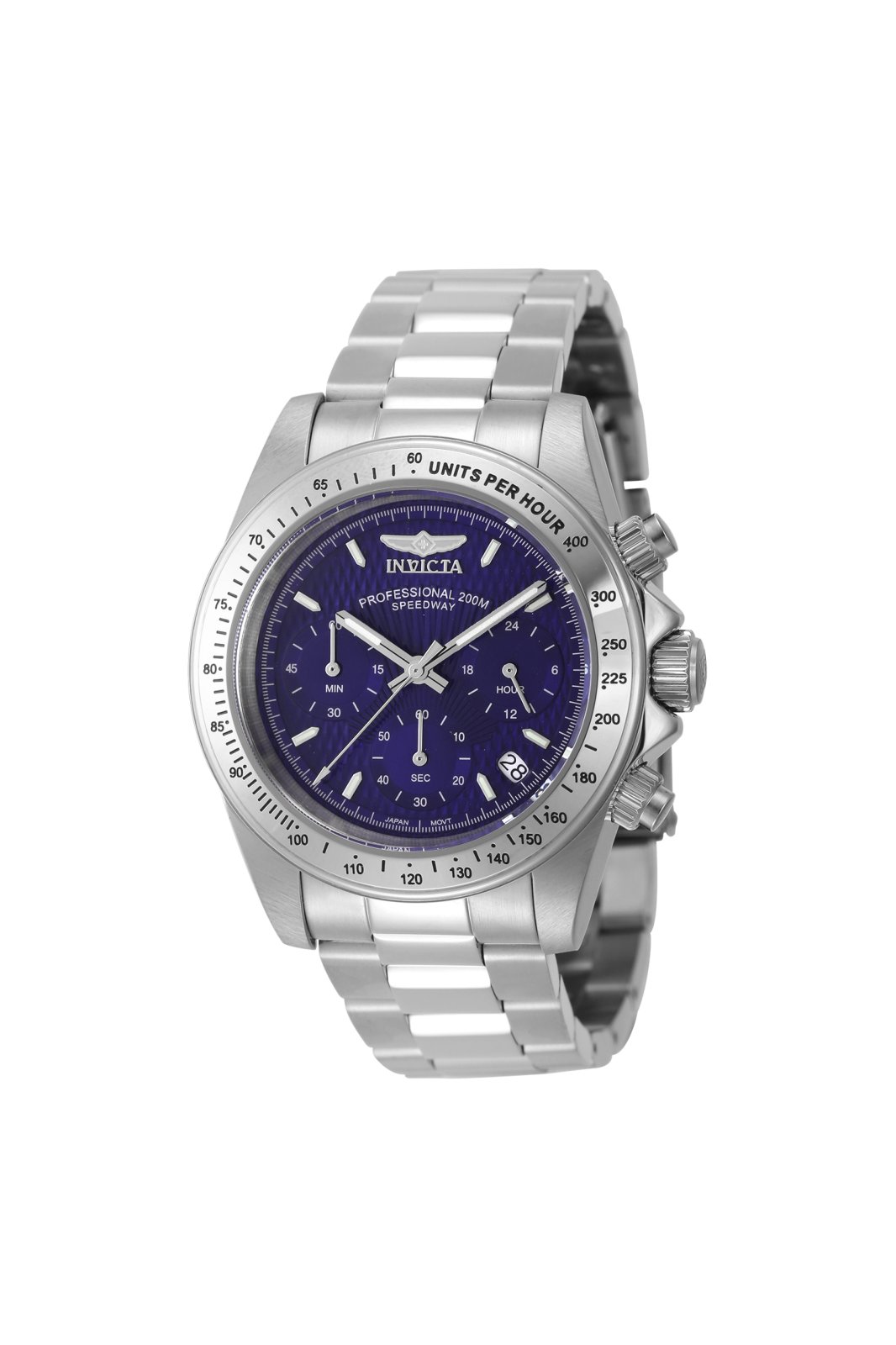 Invicta Ocean Voyage 47647 Ceas pentru bărbați - Mecanism Quartz - Oțel inoxidabil cu cadran albastru - 39 mm