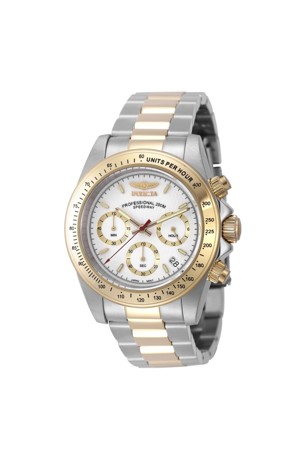 Invicta Ocean Voyage 47648 Ceas bărbătesc - Mecanism Quartz - Oțel inoxidabil cu cadran alb - 39 mm