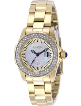 Invicta Ocean Voyage 47658 Women's Watch - Quartz Movement - Stainless Steel with White Dial - 30 mm