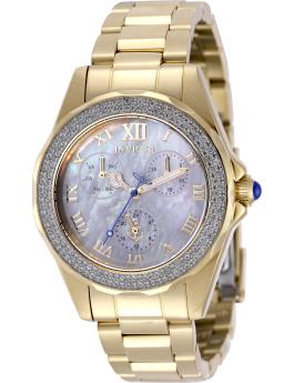 Invicta Ocean Voyage 47700 Ceas de damă - Mecanism Quartz - Oțel inoxidabil cu cadran din sidef - 38 mm