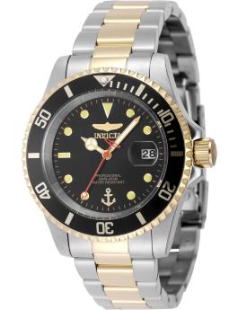 Invicta Ocean Voyage 48644 Ceas pentru bărbați - Mecanism Quartz - Oțel inoxidabil cu cadran negru - 40 mm
