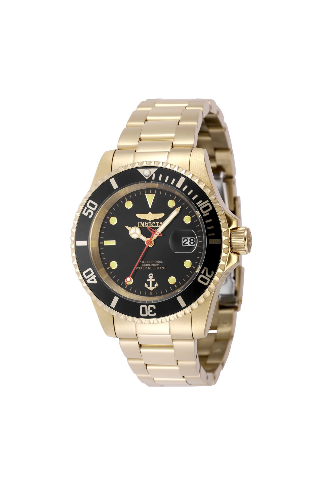 Invicta Ocean Voyage 48646 Ceas bărbătesc - Mecanism Quartz - Oțel inoxidabil cu cadran negru - 40 mm