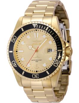 Invicta Ocean Voyage 48654 herreur - Quartzværk - Rustfrit stål med guldfarvet skive - 43 mm