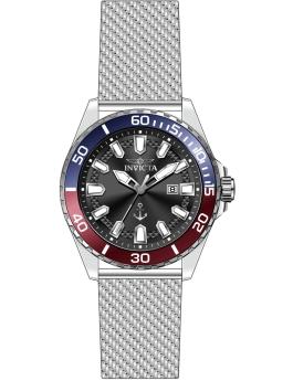 Invicta Ocean Voyage 48817 Ceas pentru bărbați - Mecanism Quartz - Oțel inoxidabil cu cadran negru - 46 mm