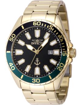 Invicta Ocean Voyage 48824 herreur - Quartz værk - Rustfrit stål med sort urskive - 46 mm