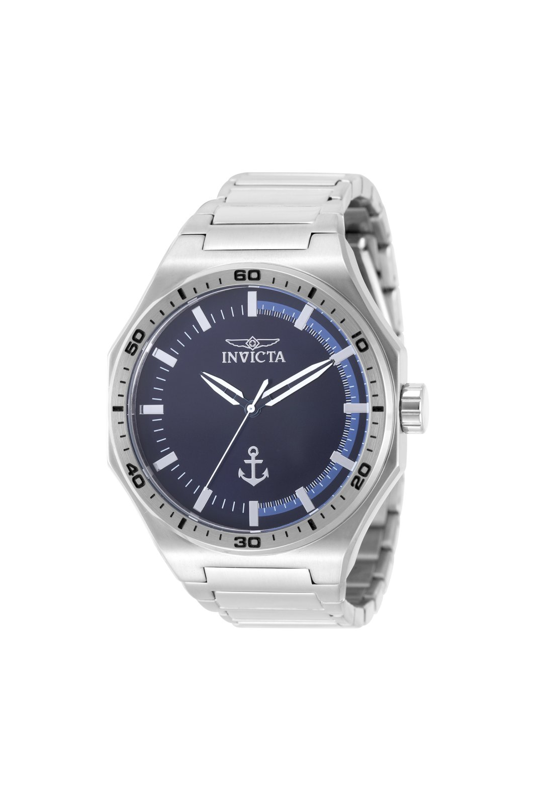 Invicta Ocean Voyage 49969 muški sat - Quartz mehanizam - Nehrđajući čelik s plavim brojčanikom - 44 mm