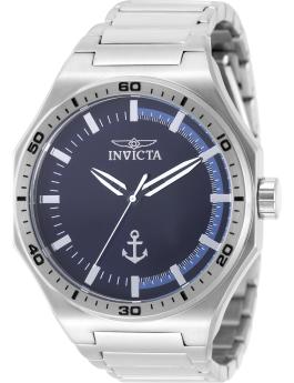 Invicta Ocean Voyage 49969 muški sat - Quartz mehanizam - Nehrđajući čelik s plavim brojčanikom - 44 mm