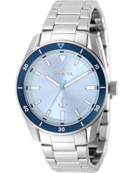 Invicta Ocean Voyage 49985 pánské hodinky - Quartz strojek - Nerezová ocel s modrým ciferníkem - 39 mm