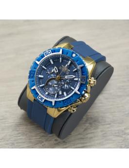 Invicta Aviator 22525 Men's Watch - Quartz Movement - Stainless Steel with Blue Dial - 49 mm
