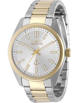 Invicta Ocean Voyage 49992 herreur - Quartz værk - Rustfrit stål med sølvfarvet urskive - 41 mm