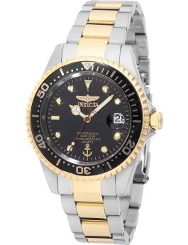 Invicta Ocean Voyage 50137 Herreur - Quartzværk - Rustfrit stål med sort urskive - 37 mm