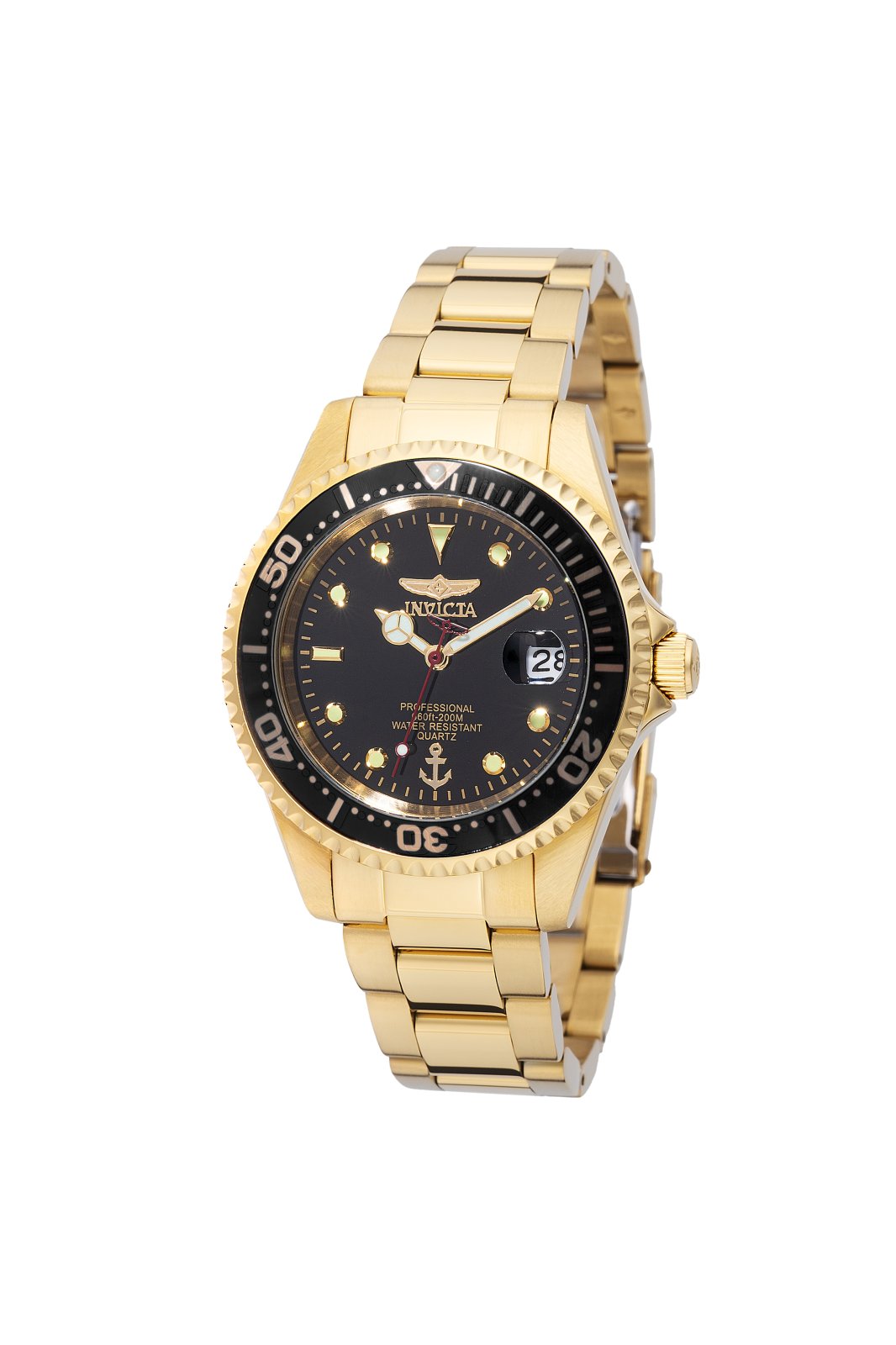 Invicta Ocean Voyage 50139 Herreur - Quartzværk - Rustfrit stål med sort urskive - 37 mm