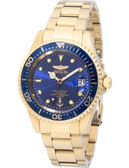 Invicta Ocean Voyage 50140 Herreur - Quartzværk - Rustfrit stål med blå urskive - 37 mm