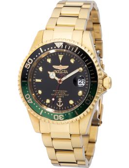 Invicta Ocean Voyage 50142 Herreur - Quartzværk - Rustfrit stål med sort urskive - 37 mm