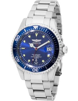 Invicta Ocean Voyage 50144 herreur - Quartz værk - Rustfrit stål med blå urskive - 37 mm