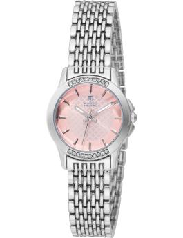 Montres Prestige Classic MPW-0218 Relógio Feminino - Movimento de Quartzo - Metal com Mostrador Rosa - 27 mm