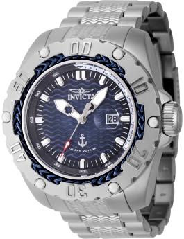 Invicta Ocean Voyage 47741 férfi óra - kvarc szerkezet - rozsdamentes acél kék számlappal - 51 mm