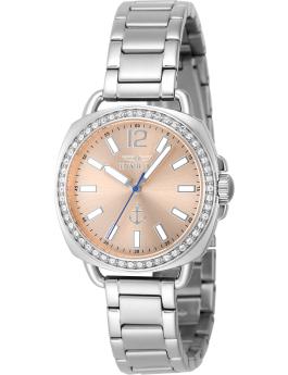 Invicta Ocean Voyage 48693 női óra - kvarc szerkezet - rozsdamentes acél bézs számlappal - 32 mm