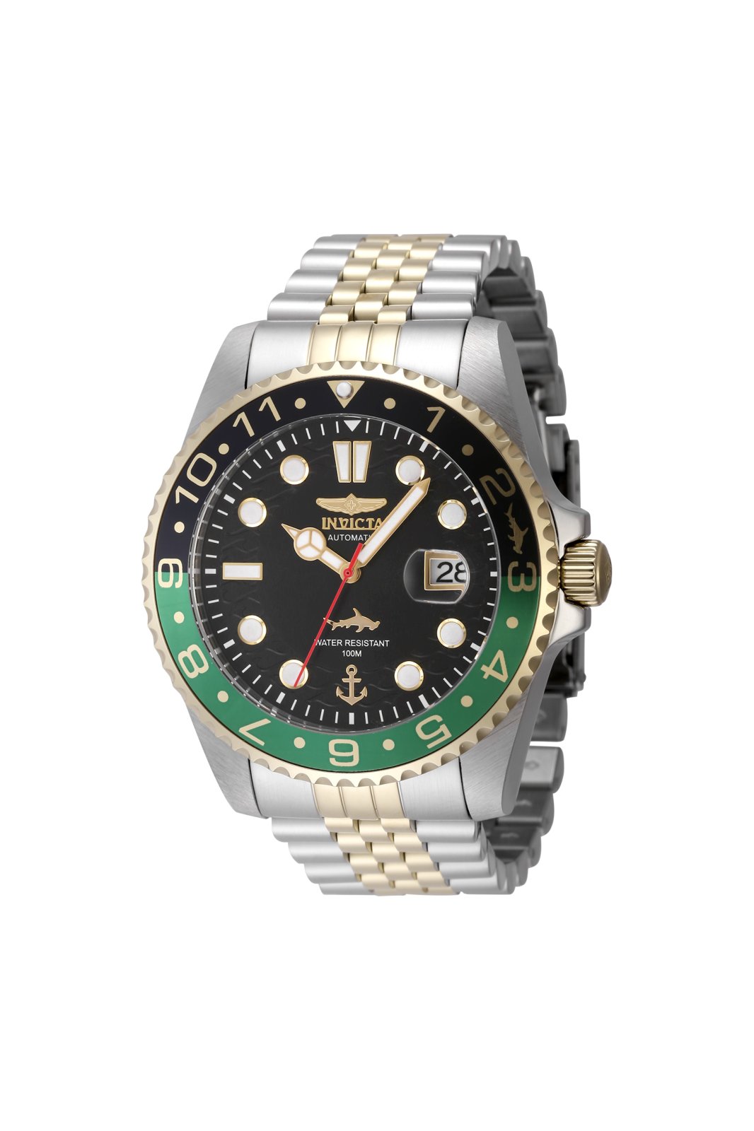 Invicta Ocean Voyage 48701 pánské hodinky - Automatický strojek - Nerezová ocel s černým ciferníkem - 47 mm