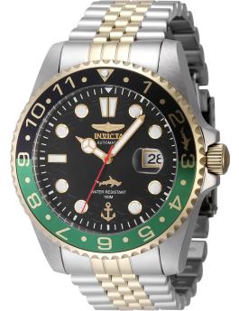 Invicta Ocean Voyage 48701 férfi óra - automata szerkezet - rozsdamentes acél fekete számlappal - 47 mm