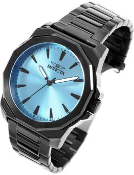 Invicta Speedway 50857 Moški ura - Quartz mehanizem - Nerjaveče jeklo z modro številčnico - 42 mm