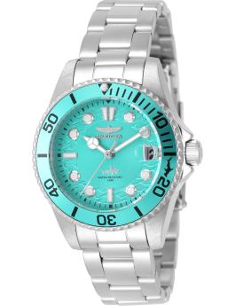 Invicta Pro Diver 50912 női óra - Quartz szerkezet - Rozsdamentes acél kék számlappal - 34 mm