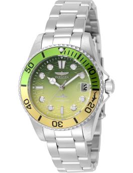 Invicta Pro Diver 50922 női karóra - kvarc szerkezet - rozsdamentes acél sárga számlappal - 34 mm