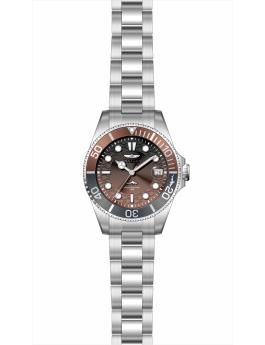 Invicta Pro Diver 50926 Дамски часовник - Кварцов механизъм - Неръждаема стомана с кафяв циферблат - 34 мм