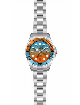 Invicta Pro Diver 50929 Дамски часовник - Кварцов механизъм - Неръждаема стомана със син циферблат - 34 мм