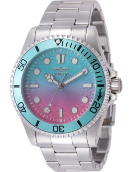 Invicta Pro Diver 50931 férfi karóra - kvarc szerkezet - rozsdamentes acél rózsaszín számlappal - 43 mm