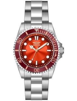 Invicta Pro Diver 50944 d&aacute;msk&eacute; hodinky - Quartz strojek - Nerezov&aacute; ocel s oranžov&yacute;m cifern&iacute;kem - 34 mm