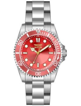 Invicta Pro Diver 50946 d&aacute;msk&eacute; hodinky - Quartz strojek - Nerezov&aacute; ocel s růžov&yacute;m cifern&iacute;kem - 34 mm