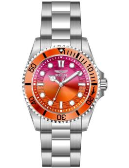 Invicta Pro Diver 50949 d&aacute;msk&eacute; hodinky - Quartz strojek - Nerezov&aacute; ocel s růžov&yacute;m cifern&iacute;kem - 34 mm