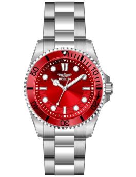 Invicta Pro Diver 50950 d&aacute;msk&eacute; hodinky - Quartz strojek - Nerezov&aacute; ocel s červen&yacute;m cifern&iacute;kem - 34 mm