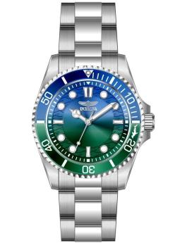 Invicta Pro Diver 50951 dámské hodinky - Quartz strojek - Nerezová ocel se zeleným ciferníkem - 34 mm
