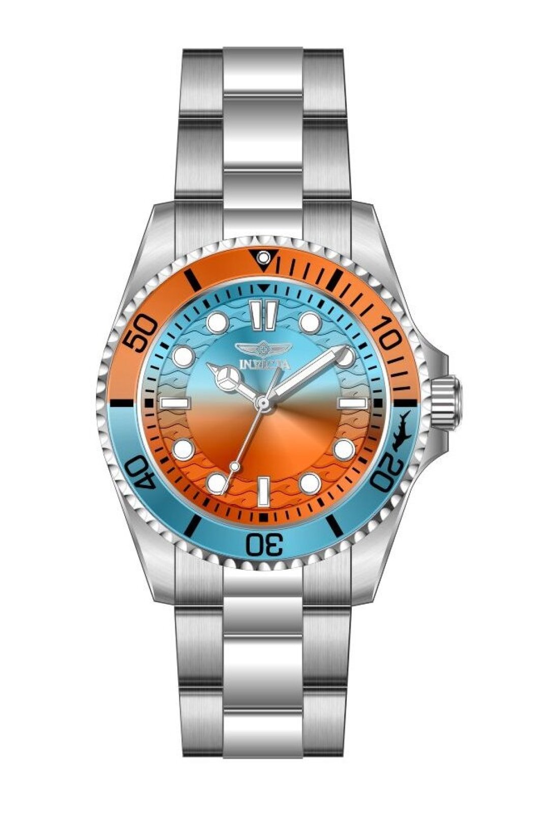 Invicta Pro Diver 50955 dámské hodinky - Quartz strojek - Nerezová ocel s modrým ciferníkem - 34 mm