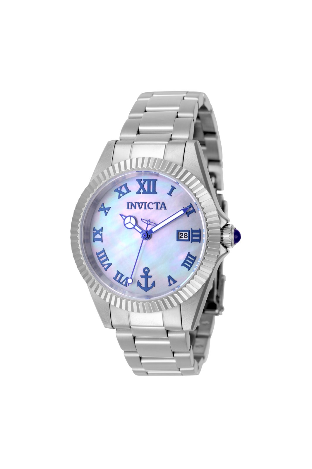 Invicta Ocean Voyage 51176 női óra - kvarc szerkezet - rozsdamentes acél gyöngyház számlappal - 38 mm