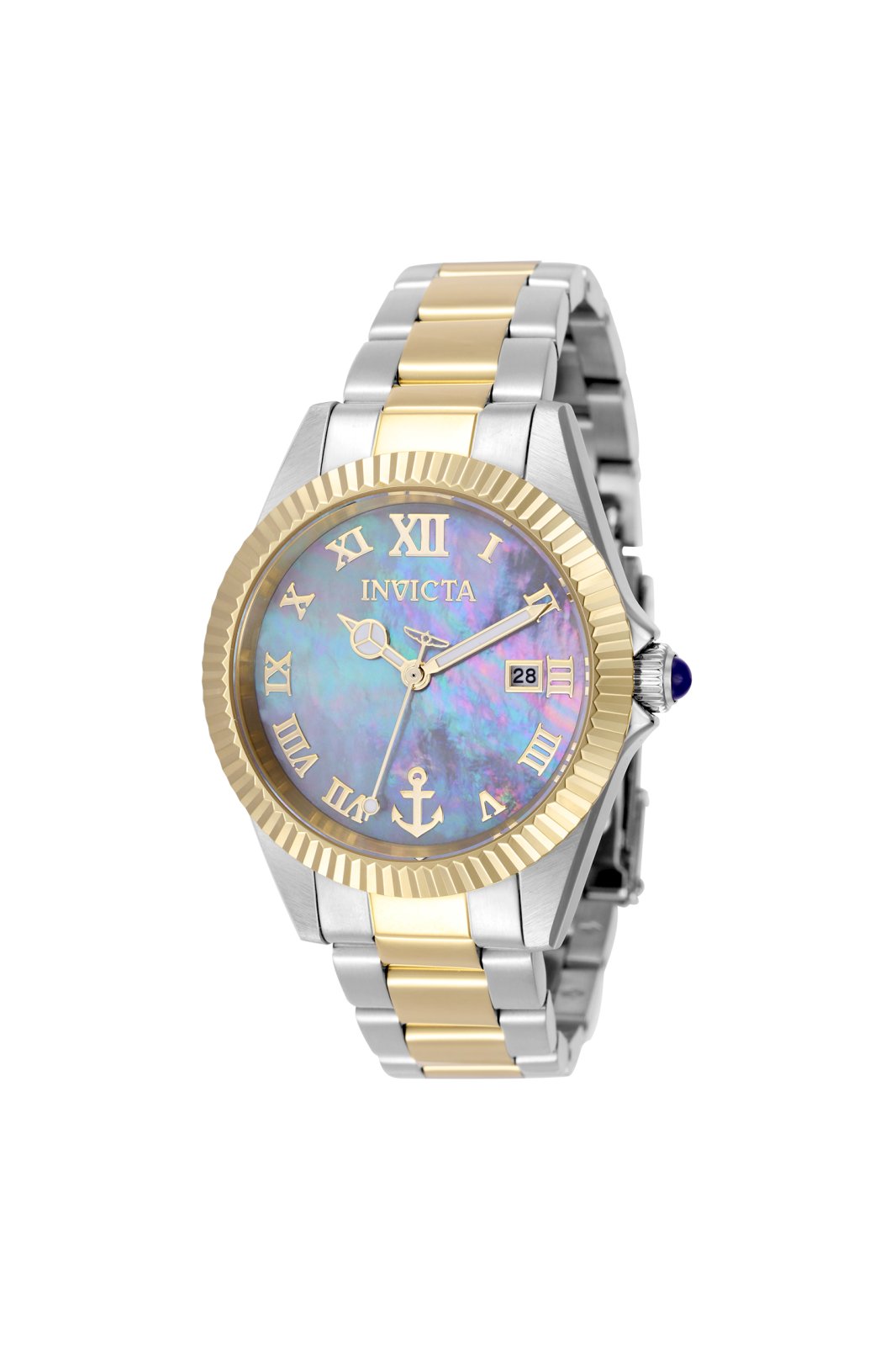 Invicta Ocean Voyage 51178 női óra - kvarc szerkezet - rozsdamentes acél gyöngyház számlappal - 38 mm