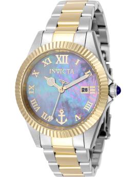 Invicta Ocean Voyage 51178 női óra - kvarc szerkezet - rozsdamentes acél gyöngyház számlappal - 38 mm