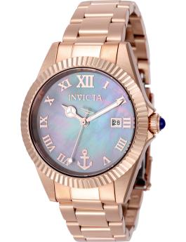 Invicta Ocean Voyage 51180 Női óra - Kvarc szerkezet - Rozsdamentes acél gyöngyház számlappal - 38 mm