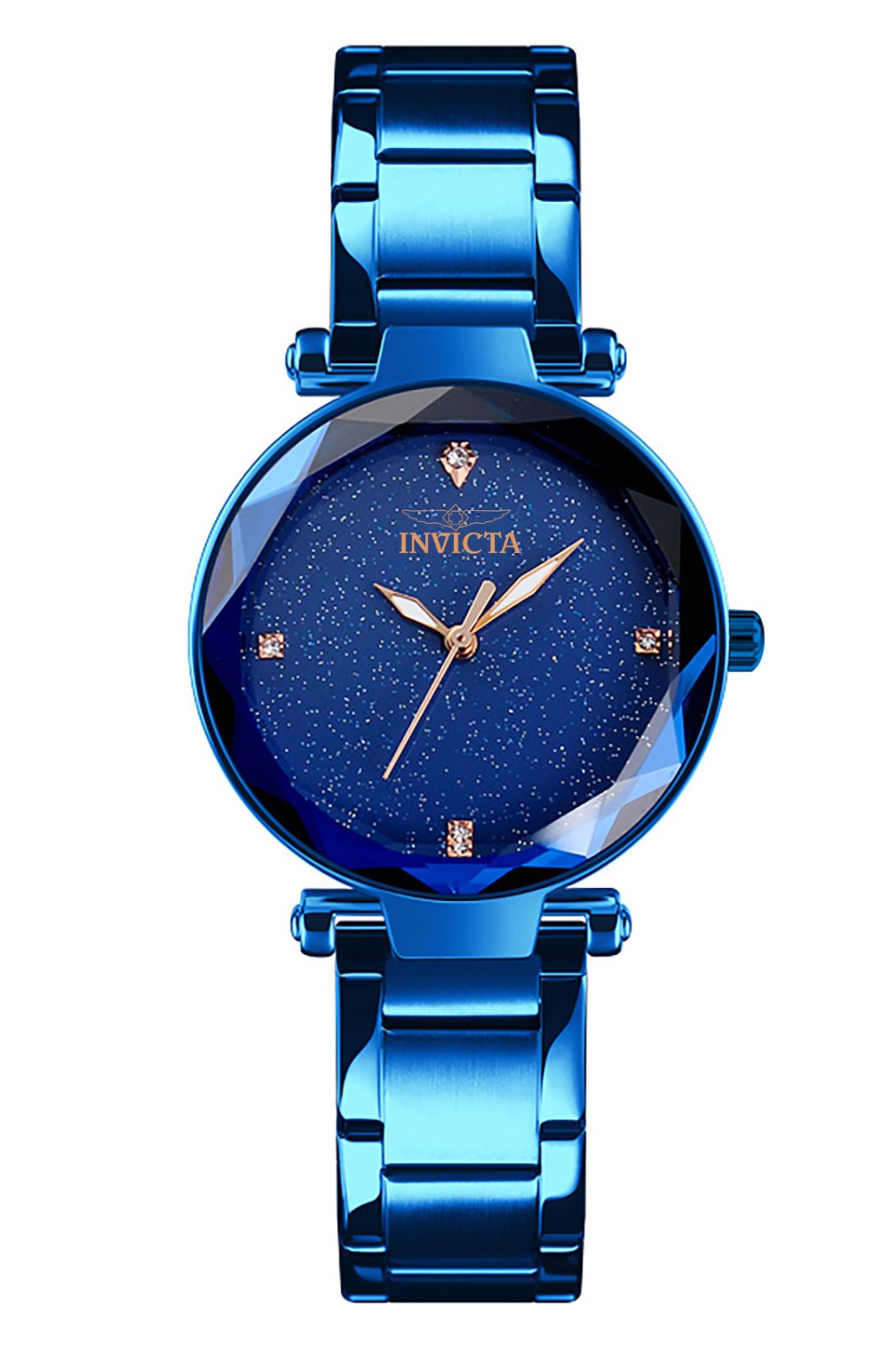 Invicta Celestial 70328 dameur - Quartz værk - metal med blå urskive - 34 mm