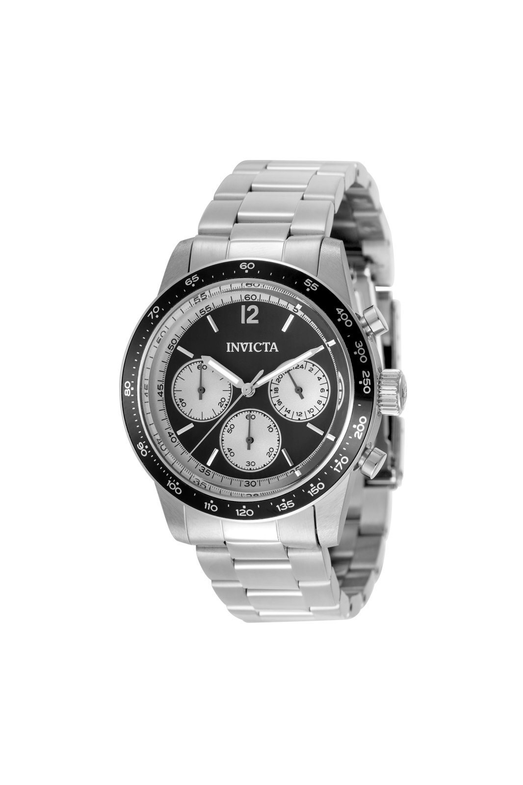 Invicta Speedway 50401 pánské hodinky - quartzový strojek - nerezová ocel s černým ciferníkem - 39 mm