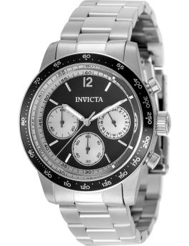 Invicta Speedway 50401 pánské hodinky - quartzový strojek - nerezová ocel s černým ciferníkem - 39 mm