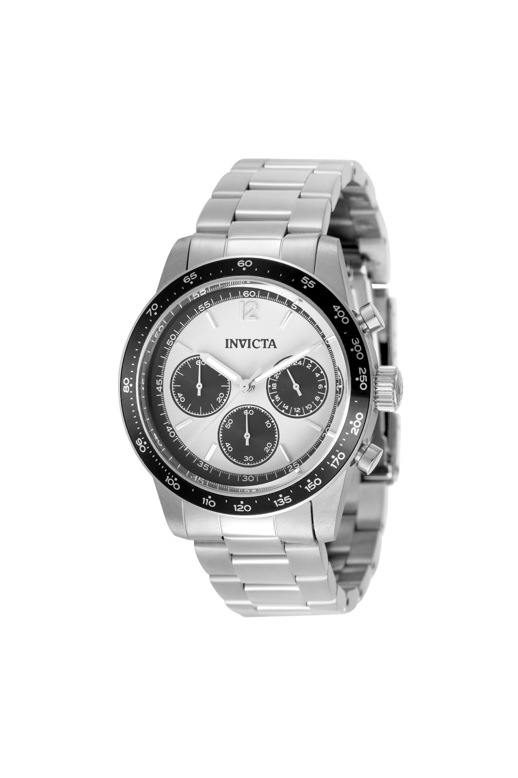 Invicta Speedway 50402 pánské hodinky - quartzový strojek - nerezová ocel se stříbrným ciferníkem - 39 mm